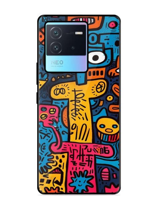 Doodletopia Glossy Soft Edge Case for Iqoo Neo 6 (5G) Chachhi