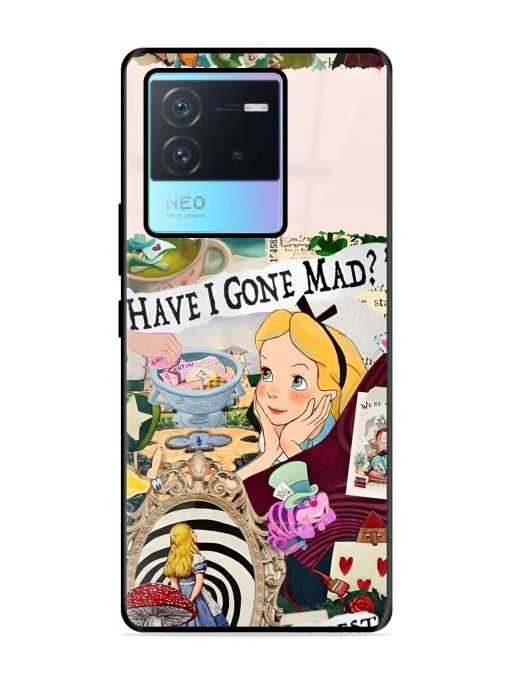 Mad Hatter'S Collage Glossy Soft Edge Case for Iqoo Neo 6 (5G) Chachhi