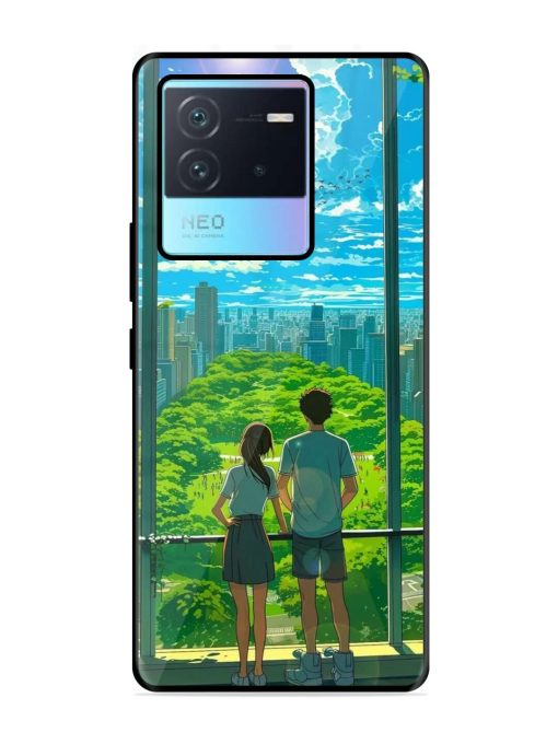 Cyberpunk Dreamscape Glossy Soft Edge Case for Iqoo Neo 6 (5G) Chachhi