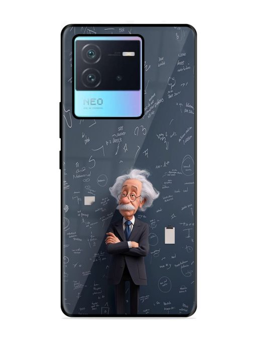 Albert Einstein Glossy Soft Edge Case for Iqoo Neo 6 (5G) Chachhi