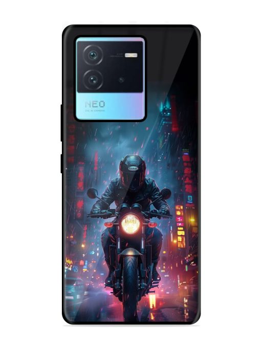 Neon Nights Glossy Soft Edge Case for Iqoo Neo 6 (5G) Chachhi