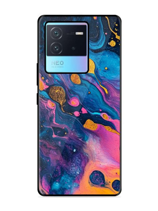 Cosmic Swirl Glossy Soft Edge Case for Iqoo Neo 6 (5G) Chachhi