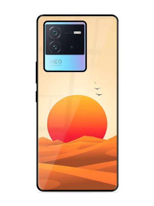 Desert Sunset Glossy Soft Edge Case for Iqoo Neo 6 (5G) Chachhi