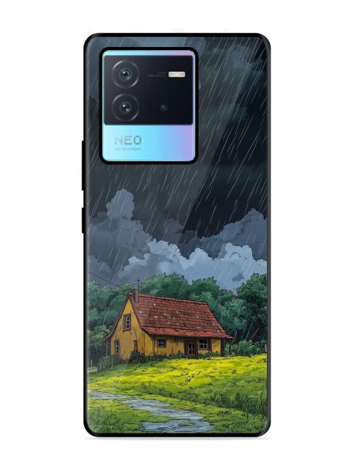 Rainy Day Retreat Glossy Soft Edge Case for Iqoo Neo 6 (5G) Chachhi