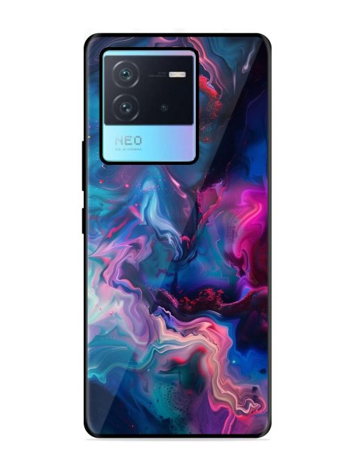 Cosmic Swirl Glossy Soft Edge Case for Iqoo Neo 6 (5G) Chachhi