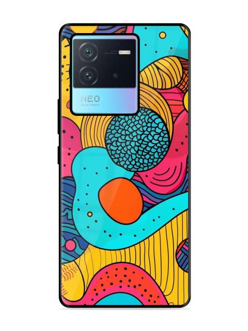 Psychedelic Patterns Glossy Soft Edge Case for Iqoo Neo 6 (5G) Chachhi