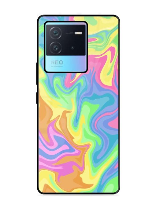 Whimsical Swirl Glossy Soft Edge Case for Iqoo Neo 6 (5G) Chachhi