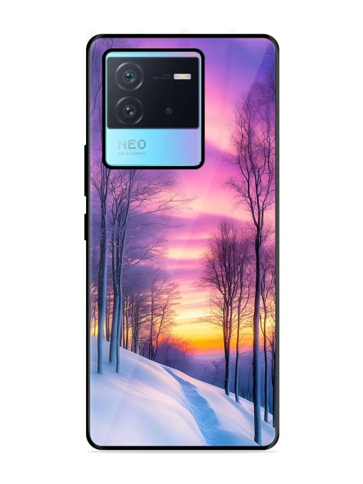 Winter'S Purple Haze Glossy Soft Edge Case for Iqoo Neo 6 (5G) Chachhi