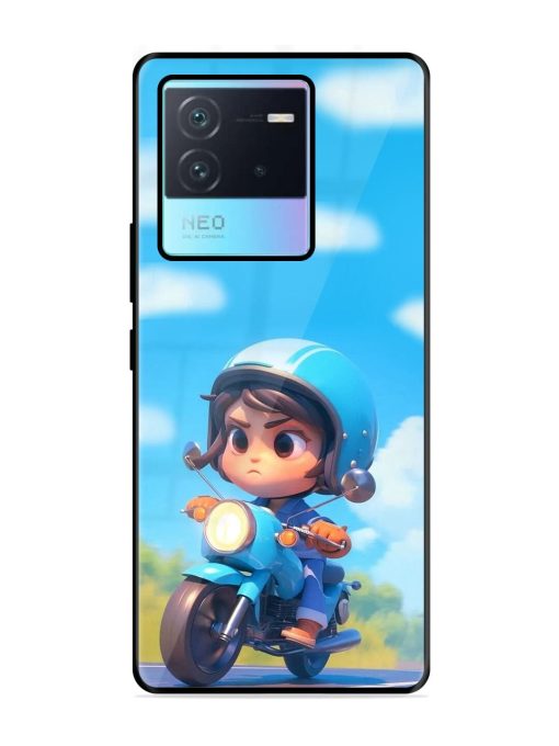 Little Rider Glossy Soft Edge Case for Iqoo Neo 6 (5G) Chachhi