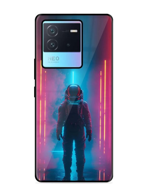 Neon Astronaut Glossy Soft Edge Case for Iqoo Neo 6 (5G) Chachhi