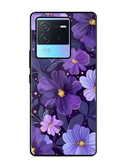 Purple Paradise Glossy Soft Edge Case for Iqoo Neo 6 (5G) Chachhi