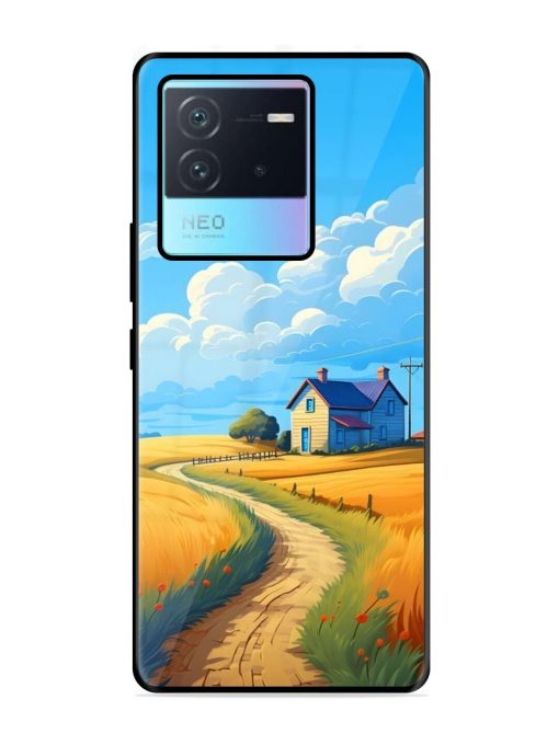 Countryside Cottage Glossy Soft Edge Case for Iqoo Neo 6 (5G) Chachhi