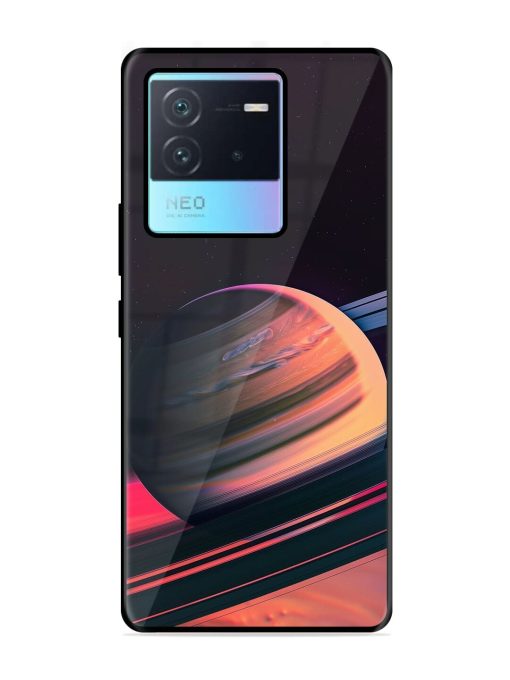 Neon Saturn Glossy Soft Edge Case for Iqoo Neo 6 (5G) Chachhi