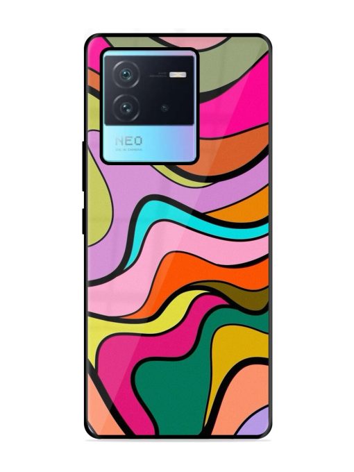 Wavy Wonder Glossy Soft Edge Case for Iqoo Neo 6 (5G) Chachhi