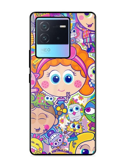 Distroller Friends Glossy Soft Edge Case for Iqoo Neo 6 (5G) Chachhi