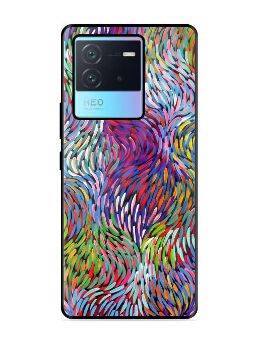 Vibrant Waves Glossy Soft Edge Case for Iqoo Neo 6 (5G) Chachhi