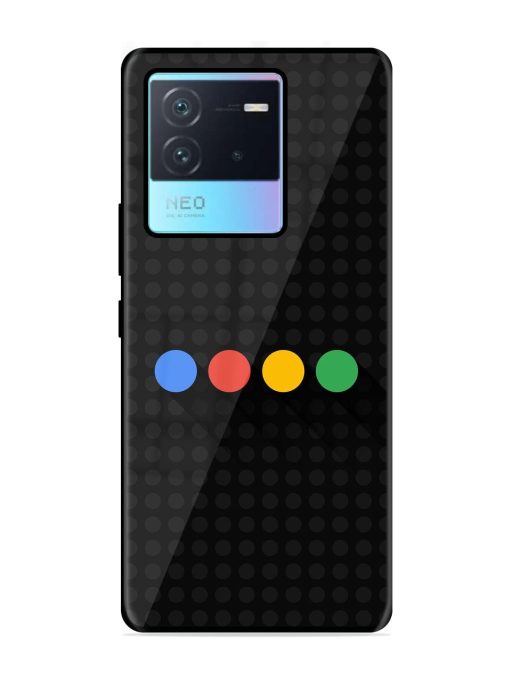 Google Dots Glossy Soft Edge Case for Iqoo Neo 6 (5G) Chachhi