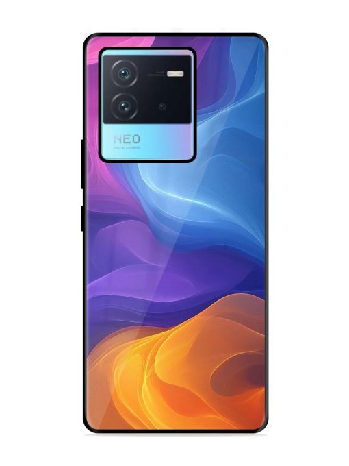 Cosmic Currents Glossy Soft Edge Case for Iqoo Neo 6 (5G) Chachhi