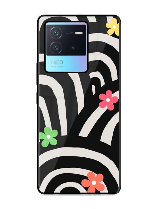 Rainbow Arcs Glossy Soft Edge Case for Iqoo Neo 6 (5G) Chachhi