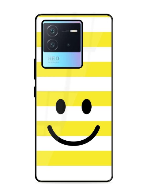 Smiling Stripes Glossy Soft Edge Case for Iqoo Neo 6 (5G) Chachhi