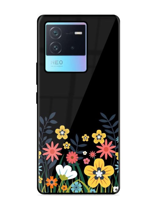 Floral Night Sky Glossy Soft Edge Case for Iqoo Neo 6 (5G) Chachhi