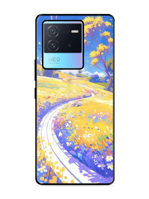 Vibrant Spring Meadow Glossy Soft Edge Case for Iqoo Neo 6 (5G) Chachhi