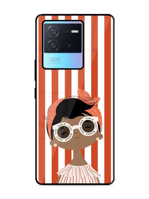 Girls Just Wanna Have Fun Glossy Soft Edge Case for Iqoo Neo 6 (5G) Chachhi