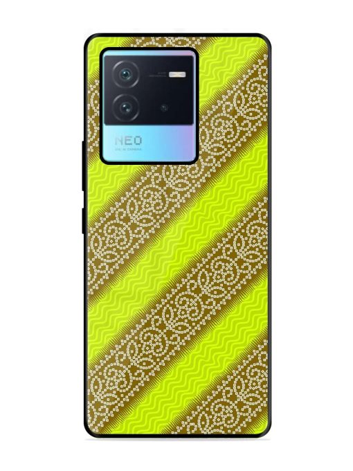 Golden Bandana Bliss Glossy Soft Edge Case for Iqoo Neo 6 (5G)