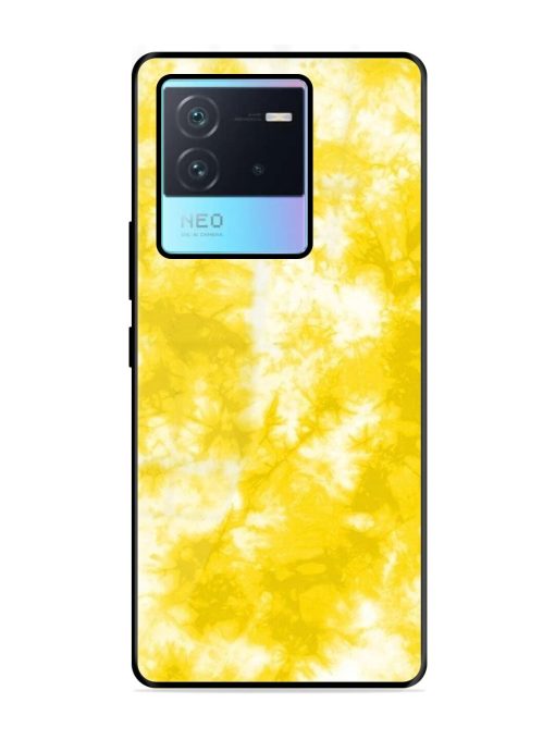 Golden Tie-Dye Twirl Glossy Soft Edge Case for Iqoo Neo 6 (5G) Chachhi