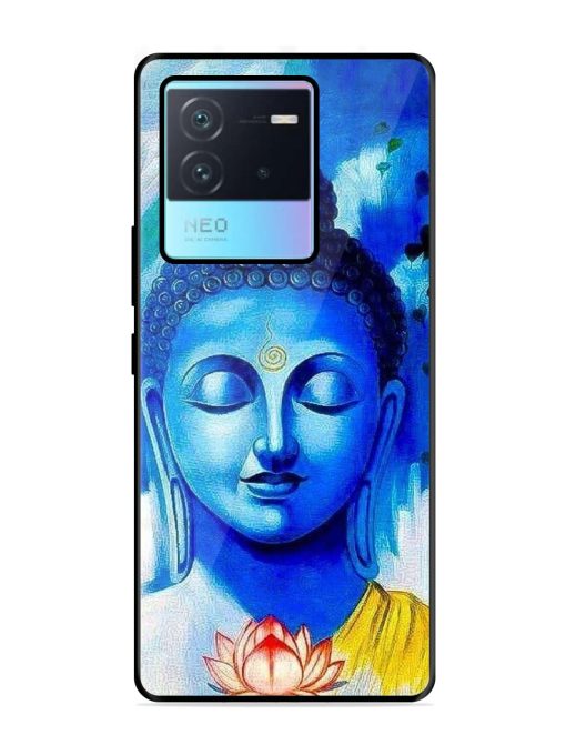 Serene Buddha With Lotus Glossy Soft Edge Case for Iqoo Neo 6 (5G) Chachhi