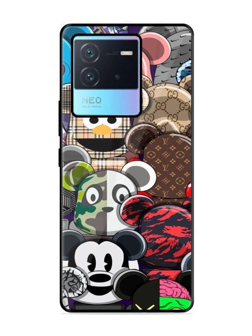 Streetwear Bearbrick Extravaganza Glossy Soft Edge Case for Iqoo Neo 6 (5G) Chachhi