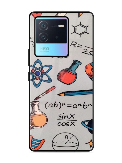 Science Doodle Delight Glossy Soft Edge Case for Iqoo Neo 6 (5G) Chachhi