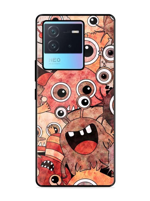 Monster Mash Glossy Soft Edge Case for Iqoo Neo 6 (5G) Chachhi