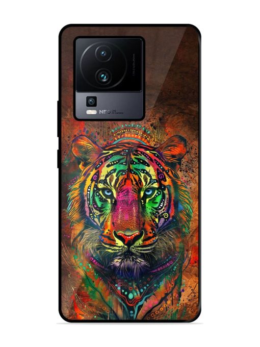 Cosmic Tiger Glossy Soft Edge Case for Iqoo Neo 7 (5G) Chachhi