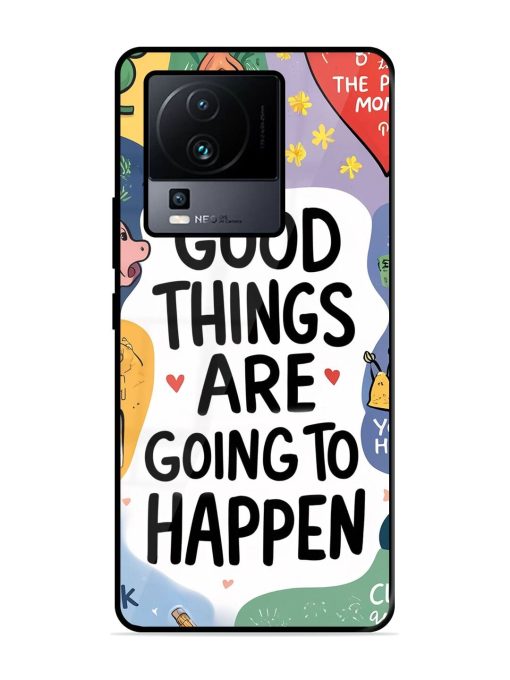 Uplifting Scribbles Glossy Soft Edge Case for Iqoo Neo 7 (5G) Chachhi