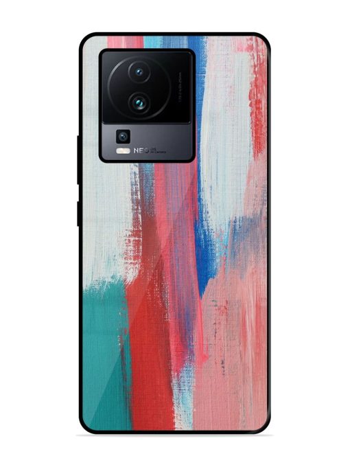 Colorful Chaos Glossy Soft Edge Case for Iqoo Neo 7 (5G) Chachhi