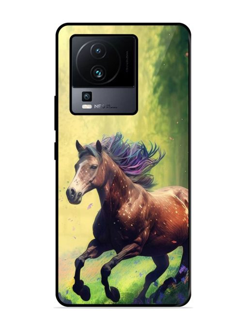 Enchanted Gallop Glossy Soft Edge Case for Iqoo Neo 7 (5G) Chachhi