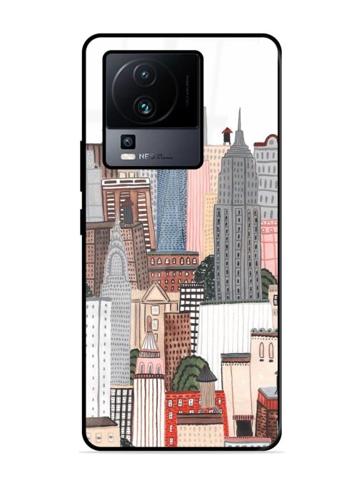 Cityscape Dreams Glossy Soft Edge Case for Iqoo Neo 7 (5G) Chachhi