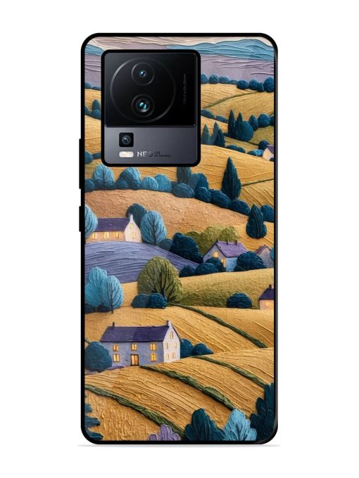 Rolling Hilltop Haven Glossy Soft Edge Case for Iqoo Neo 7 (5G) Chachhi