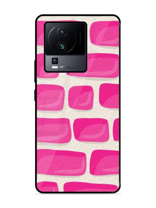 Pink Brick Wall Glossy Soft Edge Case for Iqoo Neo 7 (5G) Chachhi