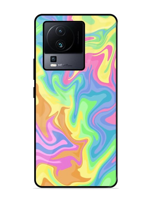 Whimsical Swirl Glossy Soft Edge Case for Iqoo Neo 7 (5G) Chachhi