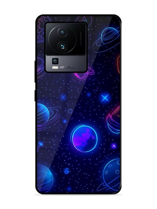 Neon Cosmos Glossy Soft Edge Case for Iqoo Neo 7 (5G) Chachhi