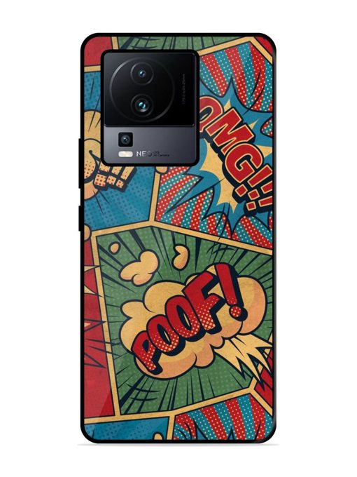 Comic Book Chaos Glossy Soft Edge Case for Iqoo Neo 7 (5G) Chachhi