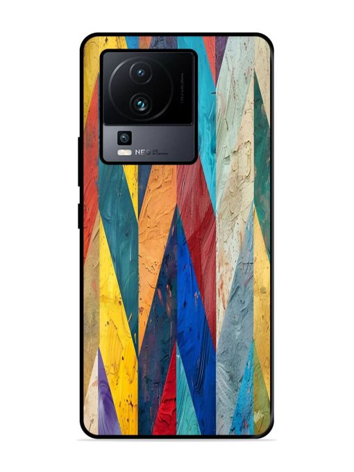 Abstract Tapestry Glossy Soft Edge Case for Iqoo Neo 7 (5G) Chachhi