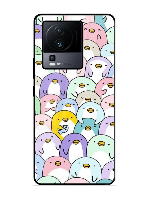 Penguin Party Glossy Soft Edge Case for Iqoo Neo 7 (5G)