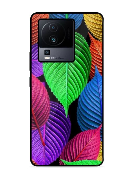 Rainbow Leaf Symphony Glossy Soft Edge Case for Iqoo Neo 7 (5G) Chachhi