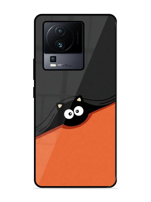 Peek-A-Boo Kitty Glossy Soft Edge Case for Iqoo Neo 7 (5G) Chachhi