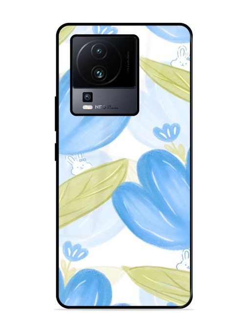 Bunny'S Blue Garden Glossy Soft Edge Case for Iqoo Neo 7 (5G) Chachhi