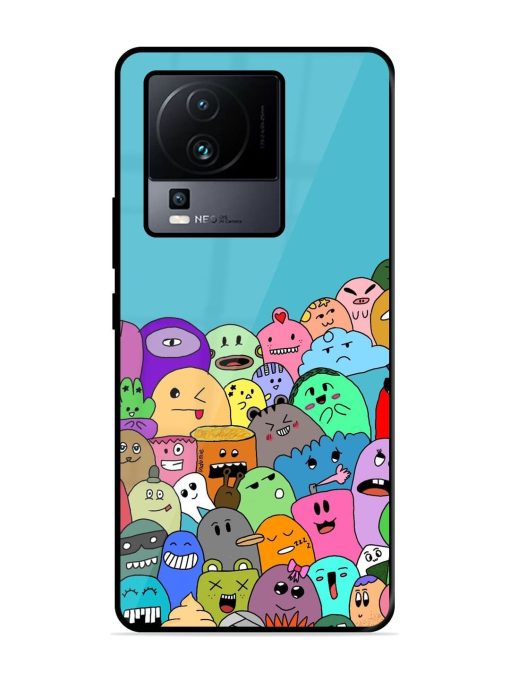 Monster Mash Glossy Soft Edge Case for Iqoo Neo 7 (5G) Chachhi