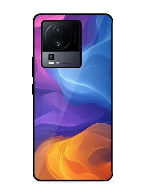 Cosmic Currents Glossy Soft Edge Case for Iqoo Neo 7 (5G) Chachhi